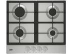 Beko BCTG24400SS 24" Natural Gas Cooktop with 4 Sealed Burners - NEW!