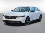 2024 Honda Accord Hybrid White, new