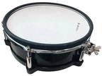 Lemon 12” x 4” Black Sparkle Mesh Tom Drum for Roland Alesis