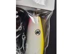 1 Next Level Lures Peanut Bunker Topwater Metal Lip YELLOW/WH. COLOR 2 oz. 4.25
