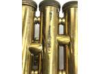 Pan American Elkhart Finger Hook Musical Instrument Trumpet W/ Case &