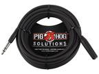 PIG HOG phx14-25 SOLUTIONS 25FT HEADPHONE EXTENSION CABLE 1/4" LIFETIME
