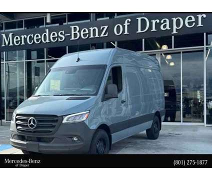 2024 Mercedes-Benz Sprinter Cargo Van is a Blue, Grey 2024 Mercedes-Benz Sprinter 3500 Trim Van in Draper UT
