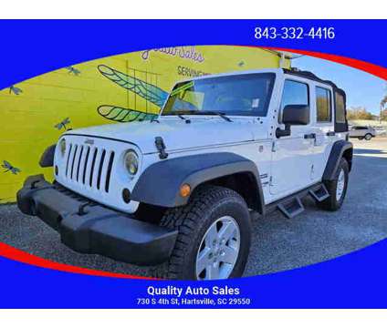 2018 Jeep Wrangler Unlimited for sale is a White 2018 Jeep Wrangler Unlimited Car for Sale in Hartsville SC