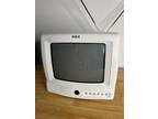 VINTAGE RCA CRT TV Model E09310WH Tested Retro Gaming Television