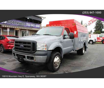 2007 Ford F550 Super Duty Regular Cab &amp; Chassis for sale is a Grey, Red 2007 Ford F-550 Car for Sale in Spanaway WA