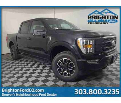 2023 Ford F-150 XLT is a Black 2023 Ford F-150 XLT Car for Sale in Brighton CO