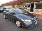 2007 Honda Civic Hybrid Sedan 4D Blue,