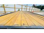 Cargo 3-axle trailer with 1ton winch new wood, 6 ton ramp