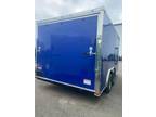 2023 Quality Cargo 8.5'X14' Ta3 Blue Enclosed Trailer