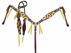 Shiloh Showman Sunflower and Brown Accented Overlay Tack Set