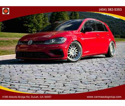 2019 Volkswagen Golf R for sale is a Red 2019 Volkswagen Golf R Hatchback in Duluth GA