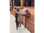 2022 16' Kyle Tack Cowhorse saddle w/ Don Leson tree