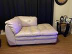 Leather Chaise Lounge