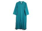 Cabernet Teal Blue Women's Night Robe Gown Sleepwear Size 1X 010