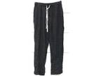 Bohme Black Soft Women's Pants Elastic Waist Drawstrings Size Large