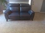 FREE Blue leather electric reclining loveseat