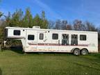 2003 Bison AlumaSport 4-Horse trailer with living quarters in Minnesota