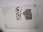 Nikon D D5300 24.2MP Digital SLR Camera - Black (Body Only) w/Manual & 16gb