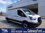 2023 Ford Transit White, 24 miles