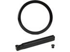 Bass Drum O's Port Hole Ring with Cutter - 5" - Black
