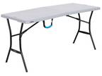 Lifetime 5-Foot Fold-in-Half Table, Camping and Outdoor Table,(80861)