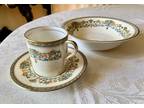 Aynsley "Henley" After Dinner 6 Demi-Tasse & Fruit/Desset Bone China Sets