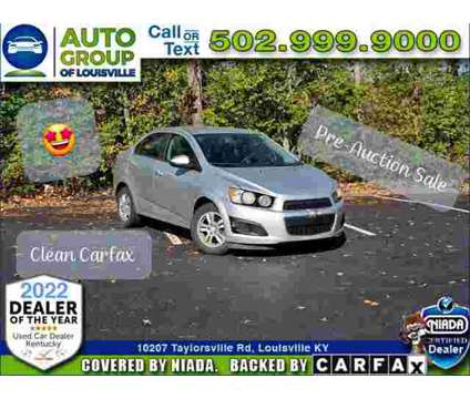 2016 Chevrolet Sonic for sale is a Silver 2016 Chevrolet Sonic Car for Sale in Louisville KY