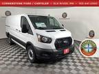 2023 Ford Transit White, 18 miles