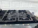 Black Jenn Air 45" griddle Downdraft Gas Cooktop JGD8345ADB Stainless Steel