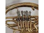 Vtg C. G. CONN LTD. USA Single FRENCH HORN Rotary Valves w/Extra Slide &