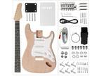 DIY 6String ST Style Electric Guitar Kits with Mahogany Body and Maple Neck