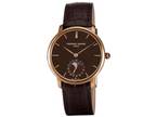 Frederique Constant Men's Automatic Moon Phase Brown Watch 42MM FC-705C4S9