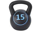 BalanceFrom Wide Grip Kettlebell Fitness Exercise Weights, 5, 10, and 15 Pounds