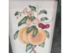 Folk Art Painting Nancy Rosier Pears & Peachers Berks Co.