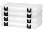 PLANO PLASM374 3700 Prolatch 4 Pack Clear 24 Compartments Stowaway