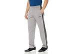New Mens Adidas Essential Fleece Tapered Cuff Pants Sweatpants Joggers 3 Stripe