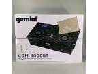 New Gemini Dual CD/USB Media Player With Bluetooth Black CDM-4000BT