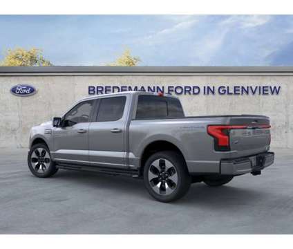 2023 Ford F-150 Lightning Platinum is a Grey 2023 Ford F-150 Car for Sale in Glenview IL