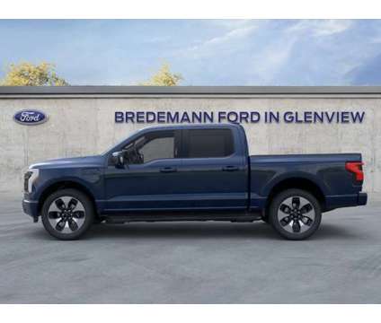 2023 Ford F-150 Lightning Platinum is a Blue 2023 Ford F-150 Car for Sale in Glenview IL