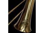 Imperial Sackbut In Case With Conn 3 Mouthpiece Baroque Trombone Vintage