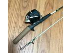Zebco 202 & Centennial No 4020 Vintage Spin Casting Fishing Reel & Rod