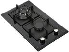 K&H 2 Burner 12″ Built-in LPG/Propane Gas Glass Cast Iron Cooktop