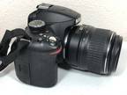 Nikon D3200 24.2MP Digital SLR Camera With AF-S 18-55mm Lens (READ DESCRIPTION!)