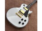 Custom High Quality White Electric Guitar Gold Accessories Ships From The U.S.A.