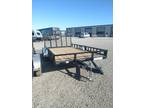 2020 PJ Trailers 83" Single Axle Channel Utility (U8) 12â