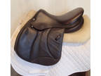 16" Voltaire Palm Beach Saddle - Full Buffalo - 2014 - 1A Flaps - 4.75" dot to