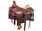 15.75" New McCall Saddlery Lite Will James Western Ranch Saddle 149