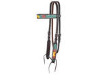 Circle Y Headstall Browband Rising Sunflower