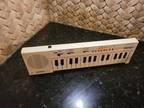 Casio PT-1 Mini Keyboard Synthesizer Made In Japan Ivory White Vintage Tested